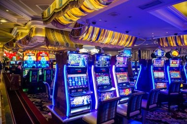 Close-up of blackjack cards and betting layout on slot macau88 table